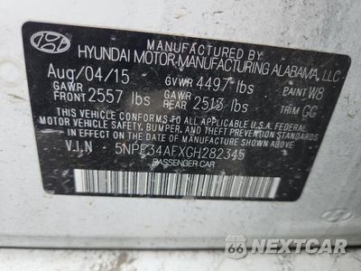 Zdjęcie 13 z 13 samochodu: 2016 HYUNDAI SONATA LIMITED VIN:5NPE34AFXGH282345 - miniatura