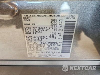 Zdjęcie 13 z 13 samochodu: 2020 NISSAN ROGUE SV VIN:5N1AT2MT2LC785518 - miniatura