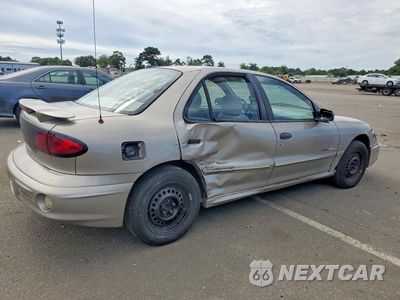 Trzecie zdjęcie samochodu z tyłu: 2002 PONTIAC SUNFIRE SE VIN:1G2JB52F227484281 - miniatura