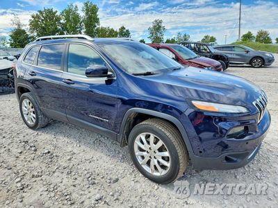 Czwarte zdjęcie samochodu z boku: 2014 JEEP CHEROKEE LIMITED VIN:1C4PJMDS9EW222720 - miniatura