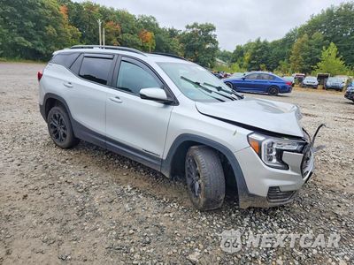 Czwarte zdjęcie samochodu z boku: 2022 GMC TERRAIN SLE VIN:3GKALTEV3NL188156 - miniatura