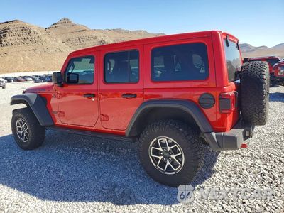 Drugie zdjęcie samochodu z przodu: 2024 JEEP WRANGLER RUBICON VIN:1C4PJXFG4RW253261 - miniatura