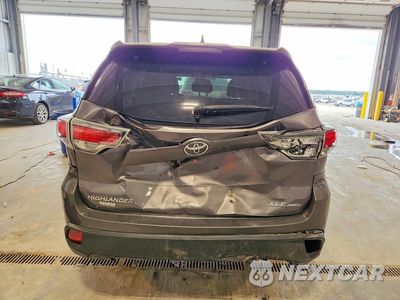 Zdjęcie 6 z 12 samochodu: 2016 TOYOTA HIGHLANDER XLE VIN:5TDJKRFH0GS238700 - miniatura