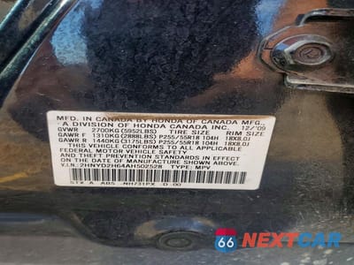 Zdjęcie 13 z 13 samochodu: 2010 ACURA MDX TECHNOLOGY VIN:2HNYD2H64AH502528 - miniatura