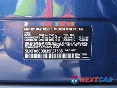 Zdjęcie 13 z 13 samochodu: 2021 BMW X5 XDRIVE45E VIN:5UXTA6C08M9F27585 - miniatura
