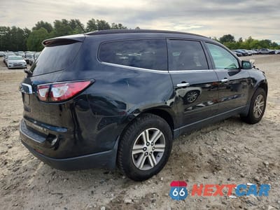 Trzecie zdjęcie samochodu z tyłu: 2015 CHEVROLET TRAVERSE LT VIN:1GNKVHKD4FJ131340 - miniatura