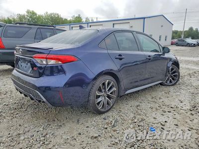 Trzecie zdjęcie samochodu z tyłu: 2021 TOYOTA COROLLA SE VIN:5YFS4MCE2MP060711 - miniatura