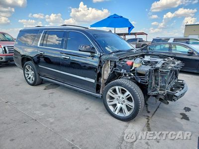 Czwarte zdjęcie samochodu z boku: 2015 CADILLAC ESCALADE ESV PREMIUM VIN:1GYS3JKJ0FR172751 - miniatura