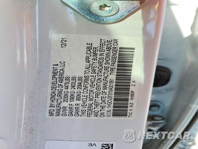 Zdjęcie 12 z 12 samochodu: 2022 HONDA ACCORD SPORT VIN:1HGCV2F31NA001561 - miniatura