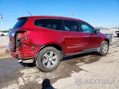 Trzecie zdjęcie samochodu z tyłu: 2016 CHEVROLET TRAVERSE LT VIN:1GNKRHKD8GJ281277 - miniatura