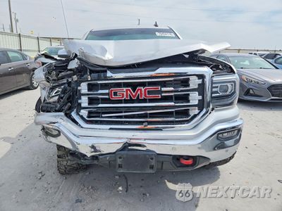 Piąte zdjęcie samochodu w środku: 2018 GMC SIERRA K1500 SLT VIN:3GTU2NEC5JG532353 - miniatura