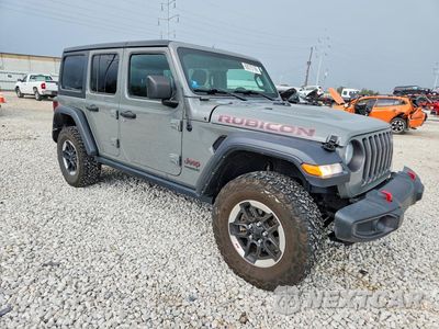 Czwarte zdjęcie samochodu z boku: 2021 JEEP WRANGLER UNLIMITED RUBICON VIN:1C4HJXFG2MW650142 - miniatura