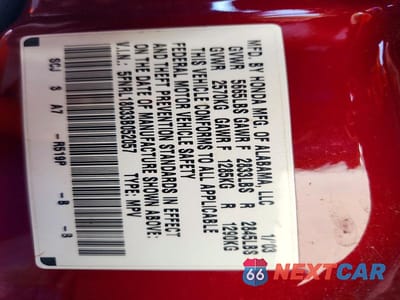 Zdjęcie 13 z 13 samochodu: 2003 HONDA ODYSSEY EXL VIN:5FNRL18033B052057 - miniatura