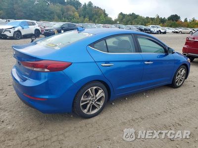 Trzecie zdjęcie samochodu z tyłu: 2017 HYUNDAI ELANTRA LIMITED VIN:5NPD84LF7HH009066 - miniatura