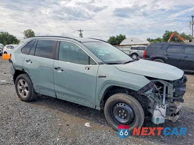 Czwarte zdjęcie samochodu z boku: 2020 TOYOTA RAV4 HYBRID XLE VIN:2T3RWRFV7LW065277 - miniatura