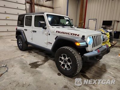 Czwarte zdjęcie samochodu z boku: 2023 JEEP WRANGLER RUBICON VIN:1C4HJXFG1PW500544 - miniatura