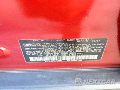 Zdjęcie 14 z 14 samochodu: 2011 SUBARU FORESTER LIMITED VIN:JF2SHAECXBH755771 - miniatura