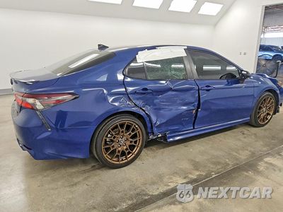 Trzecie zdjęcie samochodu z tyłu: 2023 TOYOTA CAMRY SE NIGHTSHADE VIN:4T1G11AK6PU082347 - miniatura