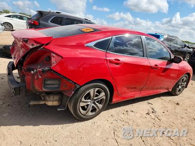 Trzecie zdjęcie samochodu z tyłu: 2017 HONDA CIVIC LX VIN:2HGFC2F62HH503319 - miniatura