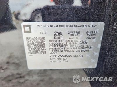 Zdjęcie 12 z 12 samochodu: 2019 CHEVROLET IMPALA LT VIN:2G11Z5S35K9143994 - miniatura