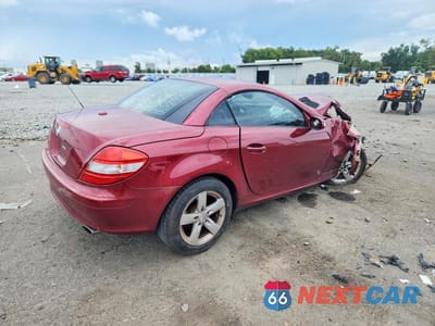 Trzecie zdjęcie samochodu z tyłu: 2007 MERCEDES-BENZ SLK 280 VIN:WDBWK54F37F157446 - miniatura