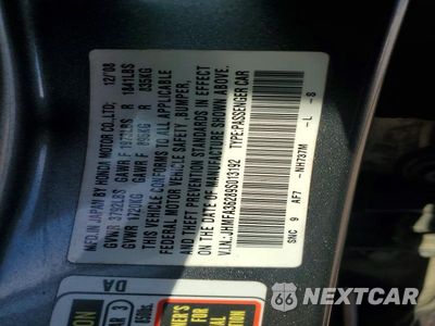 Zdjęcie 12 z 12 samochodu: 2009 HONDA CIVIC HYBRID VIN:JHMFA36289S013192 - miniatura
