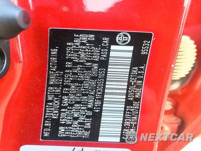 Zdjęcie 12 z 12 samochodu: 2012 TOYOTA CAMRY SE VIN:4T1BF1FK3CU551053 - miniatura