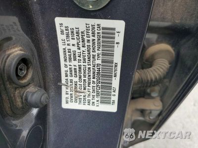 Zdjęcie 12 z 12 samochodu: 2016 HONDA CIVIC LX VIN:19XFC2F52GE084470 - miniatura