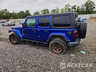 Drugie zdjęcie samochodu z przodu: 2018 JEEP WRANGLER UNLIMITED SAHARA VIN:1C4HJXEG7JW239462 - miniatura