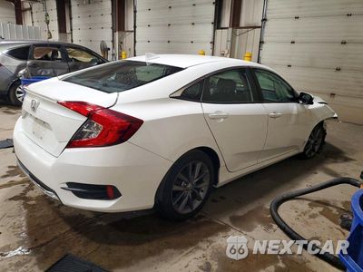 Trzecie zdjęcie samochodu z tyłu: 2019 HONDA CIVIC EX VIN:19XFC1F3XKE205201 - miniatura