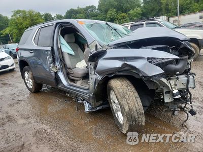 Czwarte zdjęcie samochodu z boku: 2019 CHEVROLET TRAVERSE LT VIN:1GNERGKW2KJ122112 - miniatura