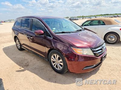 Czwarte zdjęcie samochodu z boku: 2014 HONDA ODYSSEY EX VIN:5FNRL5H44EB136210 - miniatura