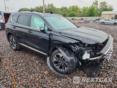 Czwarte zdjęcie samochodu z boku: 2020 HYUNDAI SANTA FE LIMITED 2.0T VIN:5NMS5CAA3LH297921 - miniatura