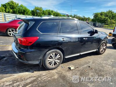 Trzecie zdjęcie samochodu z tyłu: 2017 NISSAN PATHFINDER SL VIN:5N1DR2MN2HC683205 - miniatura