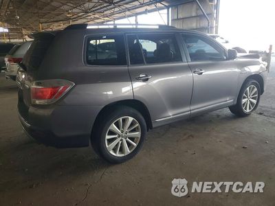 Trzecie zdjęcie samochodu z tyłu: 2013 TOYOTA HIGHLANDER HYBRID LIMITED VIN:JTEDC3EH0D2017380 - miniatura