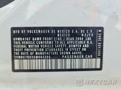 Zdjęcie 12 z 12 samochodu: 2025 VOLKSWAGEN JETTA SPORT VIN:3VWBX7BU3SM064396 - miniatura