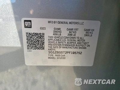 Zdjęcie 12 z 12 samochodu: 2023 CHEVROLET MALIBU LS VIN:1G1ZB5ST2PF195752 - miniatura