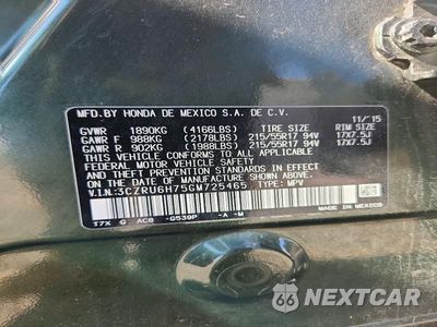 Zdjęcie 14 z 14 samochodu: 2016 HONDA HR-V EXL VIN:3CZRU6H75GM725465 - miniatura