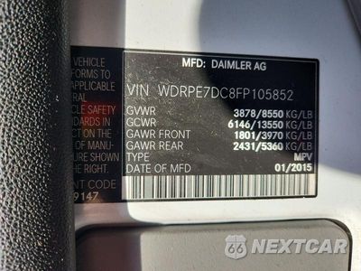 Zdjęcie 13 z 13 samochodu: 2015 FREIGHTLINER SPRINTER 2500 VIN:WDRPE7DC8FP105852 - miniatura