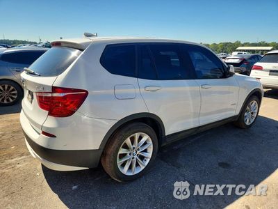 Trzecie zdjęcie samochodu z tyłu: 2013 BMW X3 XDRIVE28I VIN:5UXWX9C58D0A17363 - miniatura