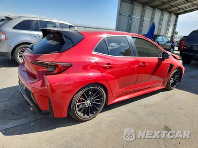 Trzecie zdjęcie samochodu z tyłu: 2023 TOYOTA GR COROLLA CORE VIN:JTNABAAE0PA004743 - miniatura