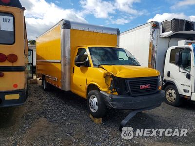 Czwarte zdjęcie samochodu z boku: 2022 GMC SAVANA BOX TRUCK VIN:7GZ37TC79NN001504 - miniatura