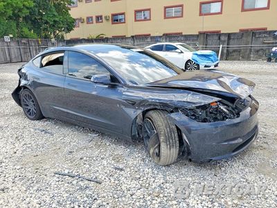 Czwarte zdjęcie samochodu z boku: 2025 TESLA MODEL 3 VIN:5YJ3E1EA7SF998285 - miniatura