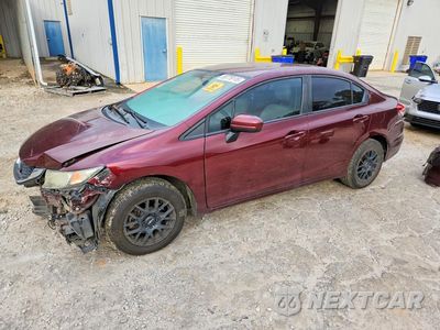 2015 HONDA CIVIC LX 19XFB2F56FE276492 - główne zdjęcie licytacji z USA - miniatura