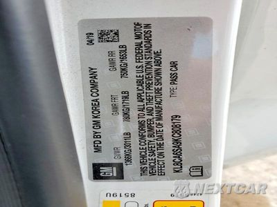 Zdjęcie 13 z 13 samochodu: 2019 CHEVROLET SPARK LS VIN:KL8CA6SA9KC808179 - miniatura