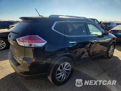 Trzecie zdjęcie samochodu z tyłu: 2015 NISSAN ROGUE SL VIN:5N1AT2MV1FC751768 - miniatura