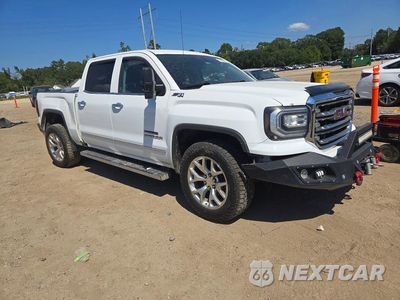 Czwarte zdjęcie samochodu z boku: 2018 GMC SIERRA K1500 SLT VIN:3GTU2NEC2JG403731 - miniatura