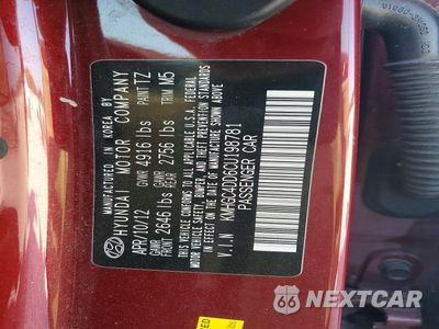 Zdjęcie 12 z 12 samochodu: 2012 HYUNDAI GENESIS 3.8L VIN:KMHGC4DD6CU198781 - miniatura