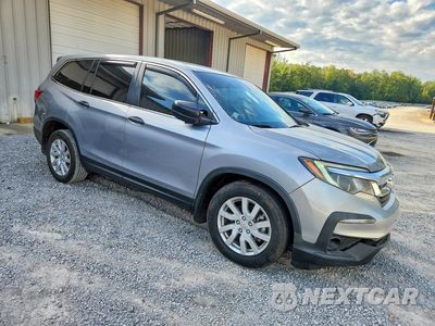 Czwarte zdjęcie samochodu z boku: 2020 HONDA PILOT LX VIN:5FNYF5H11LB002874 - miniatura