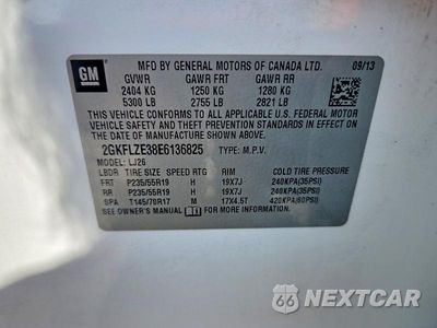Zdjęcie 13 z 13 samochodu: 2014 GMC TERRAIN DENALI VIN:2GKFLZE38E6136825 - miniatura